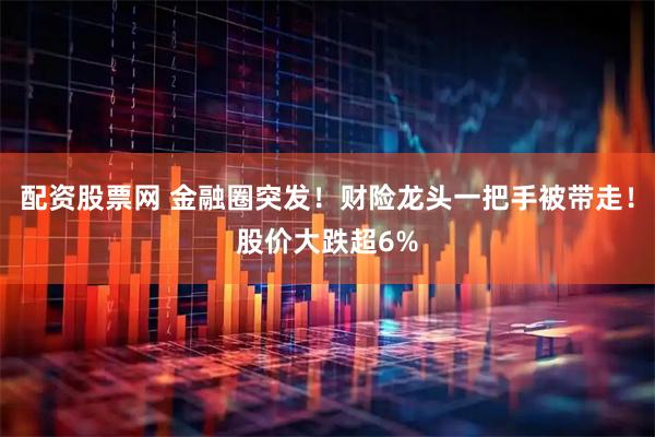 配资股票网 金融圈突发!财险龙头一把手被带走!股价大跌超6%